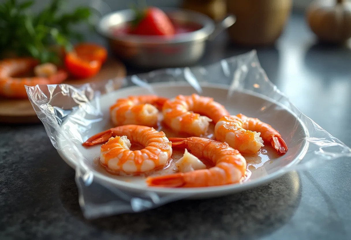 crevettes cuites