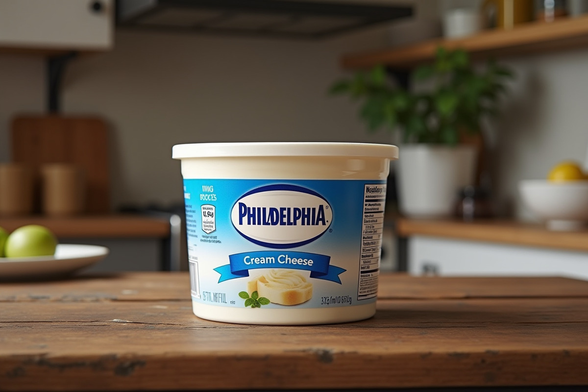 fromage à la crème philadelphia + faible en glucides